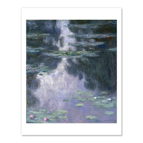 Claude Monet "Waterlilies (Nympheas)" Print