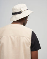 Organic Bucket Stash Hat: Bone
