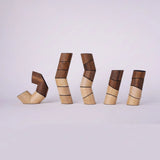 Stacking Game | Medium, Beech and Walnut