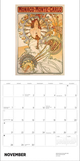Alphonse Mucha 2027 Wall Calendar