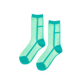 Bojagi Sheer Crew | Sea Green