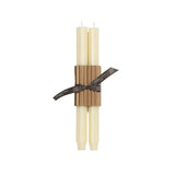 Fluted Church Tapers 12" - Set of 2