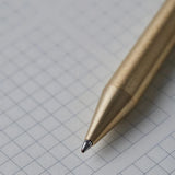 Lazlo | Brass Ballpoint Pen & Drop Stand