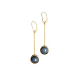 Geometric Earrings | Navy Blue