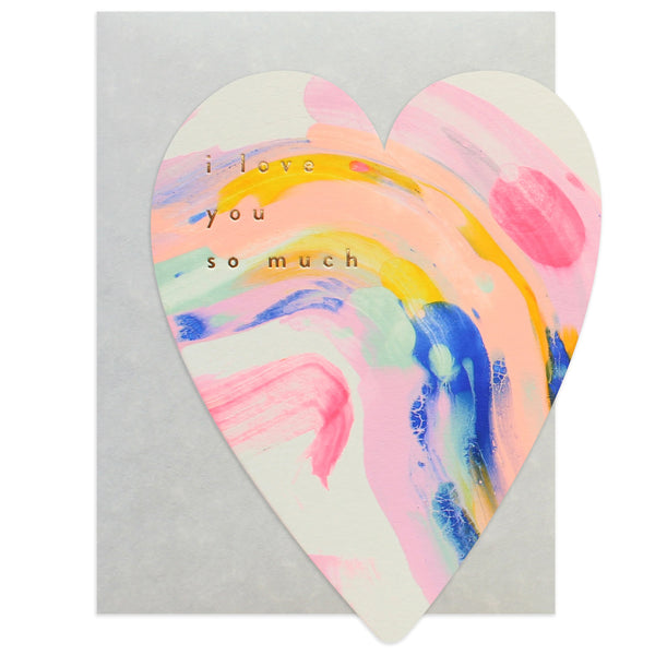 Rainbow Heart Notecards - Set of 6