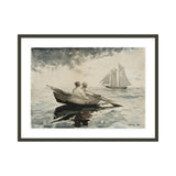 Framed Print | Winslow Homer "Two Boys Rowing"