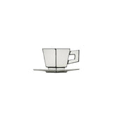 Carte Blanche Cappuccino Cup + Saucer