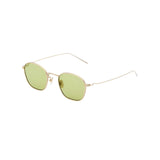 Osiris in Gold Titanium with Light Green Lenses