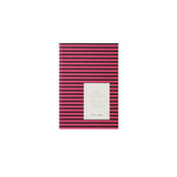 Vita Small Notebook - Bordeaux Stripe