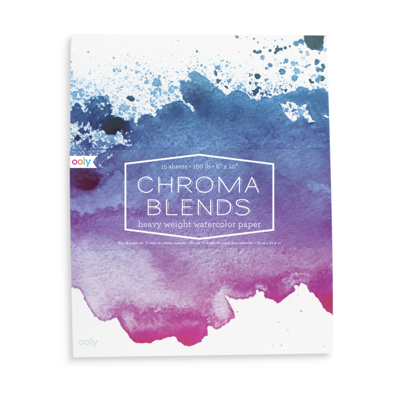Chroma Blends Watercolor Pad (8" x 10")