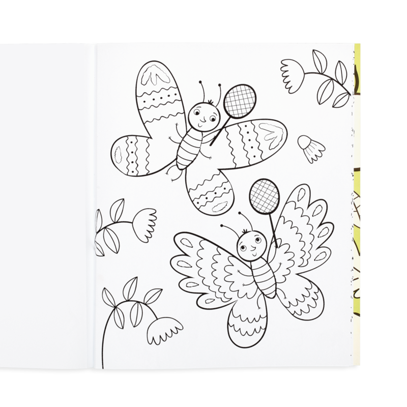 Busy Bug Buddies Color-in’ Book