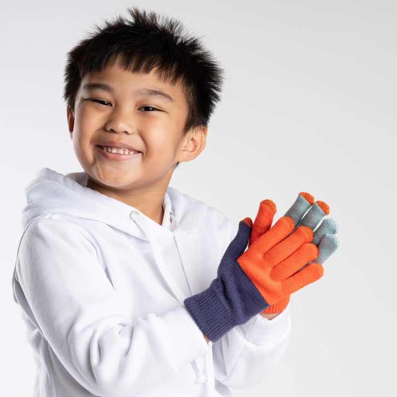 Kids Pair & Spare Touchscreen Gloves