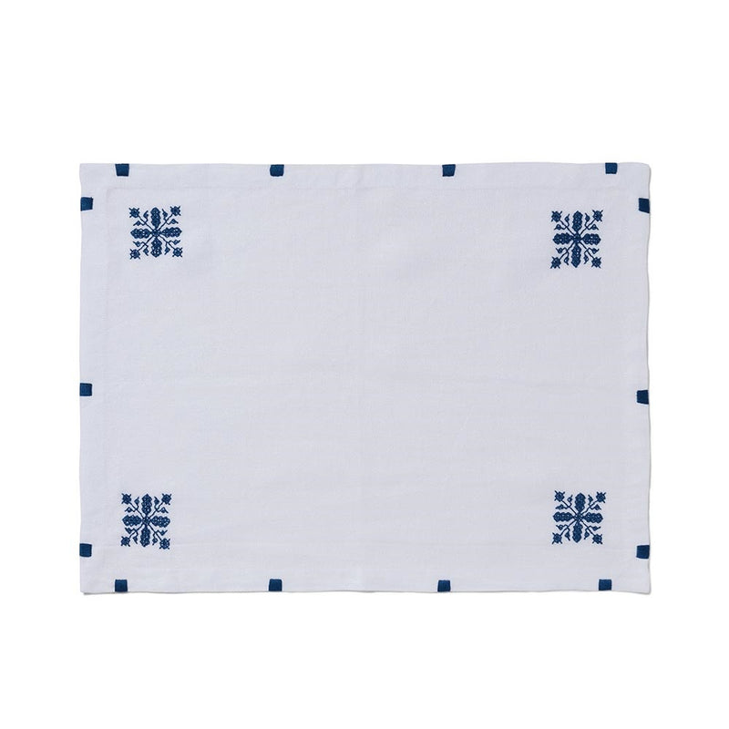 AlNour Moroccan Motif Embroidered Placemat Set