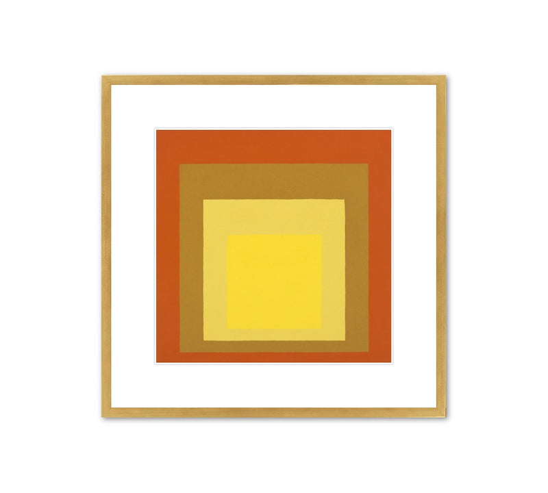 Josef Albers "Homage to the Square" Framed Print