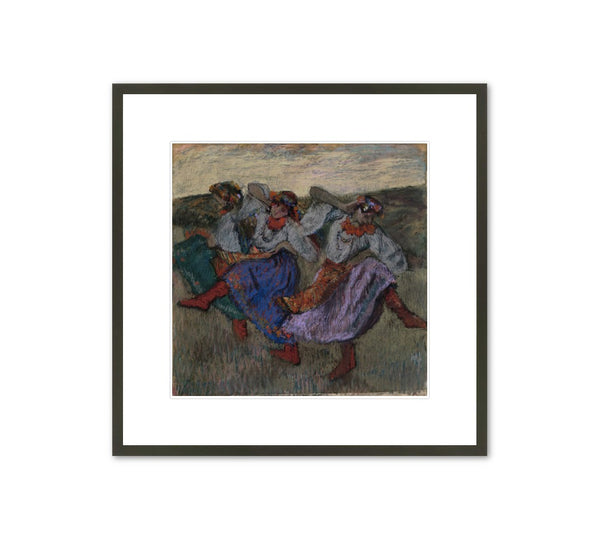 Edgar Degas “Russian Dancers” Framed Print