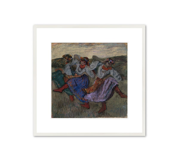 Edgar Degas “Russian Dancers” Framed Print