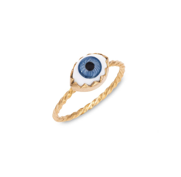 Eye Gold Plated Ring
