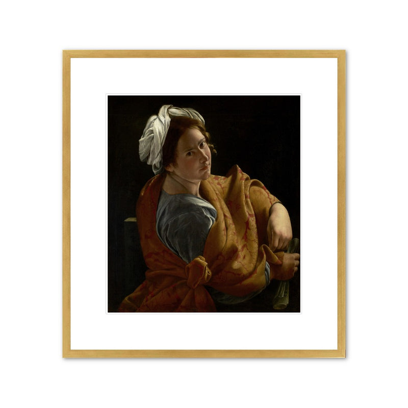 Orazio Gentileschi “Portrait of a Young Woman as a Sibyl” Framed Print