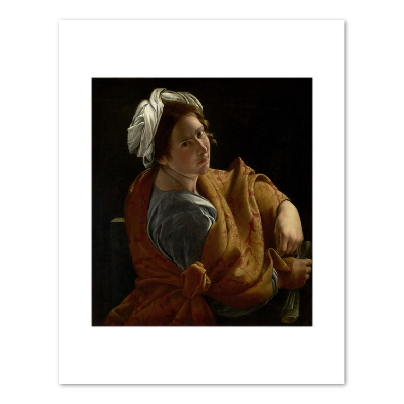 Orazio Gentileschi "Portrait of a Young Woman as a Sibyl" Print