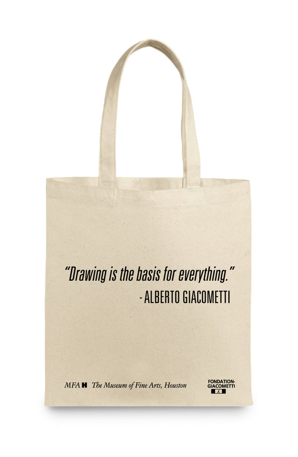 Alberto Giacometti Exhibition Tote Bag