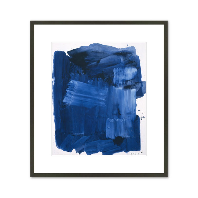 Hans Hofmann “Blue Monolith” Framed Print