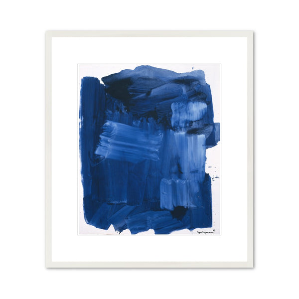 Hans Hofmann “Blue Monolith” Framed Print