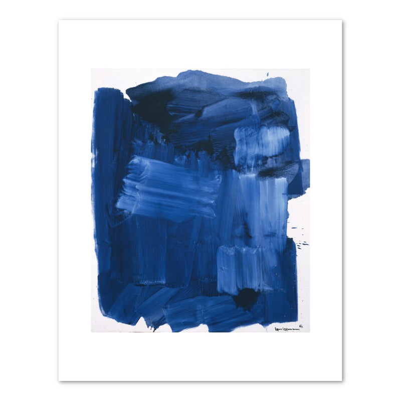 Hans Hofmann "Blue Monolith" Print