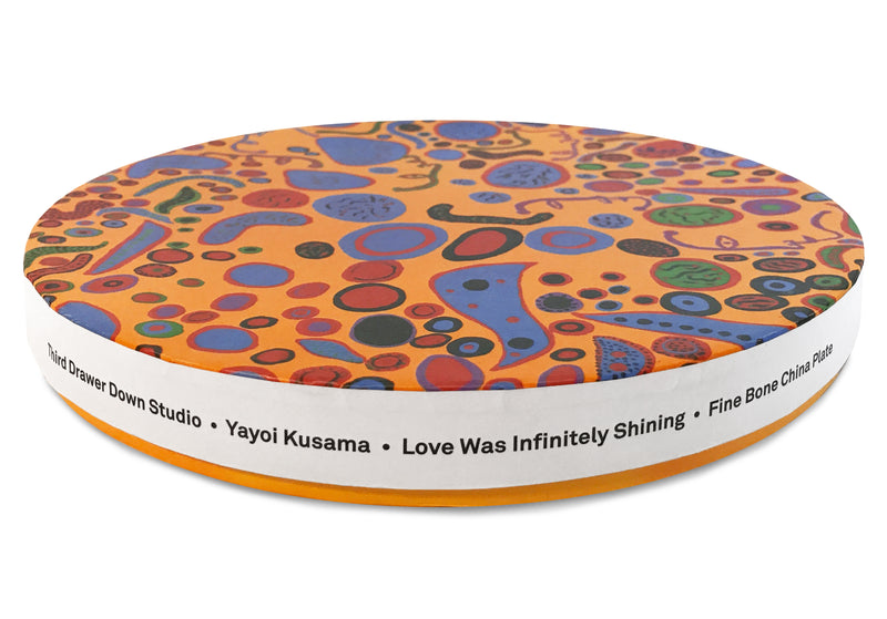 Kusama “Love Was Infinitely Shining” Ceramic Plate