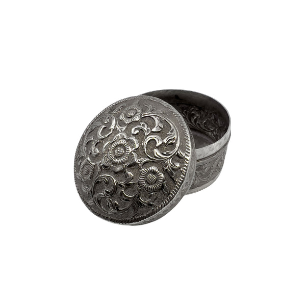 Small Silver and Metal Box