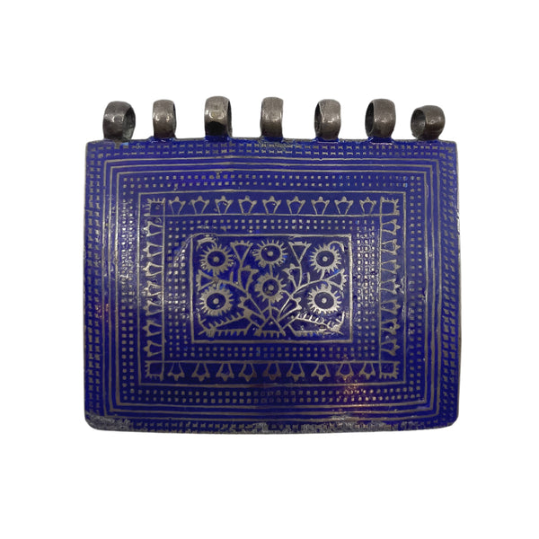 Blue Silver Multan Pendant