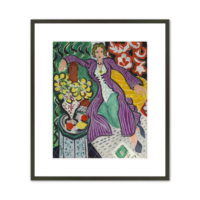 Henri Matisse “Woman in a Purple Coat” Framed Print