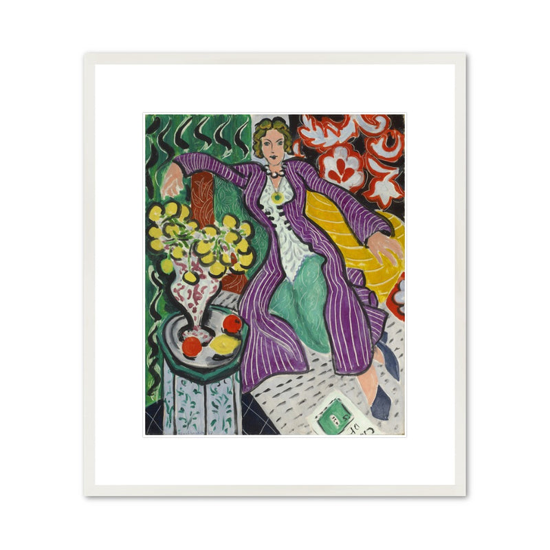 Henri Matisse “Woman in a Purple Coat” Framed Print