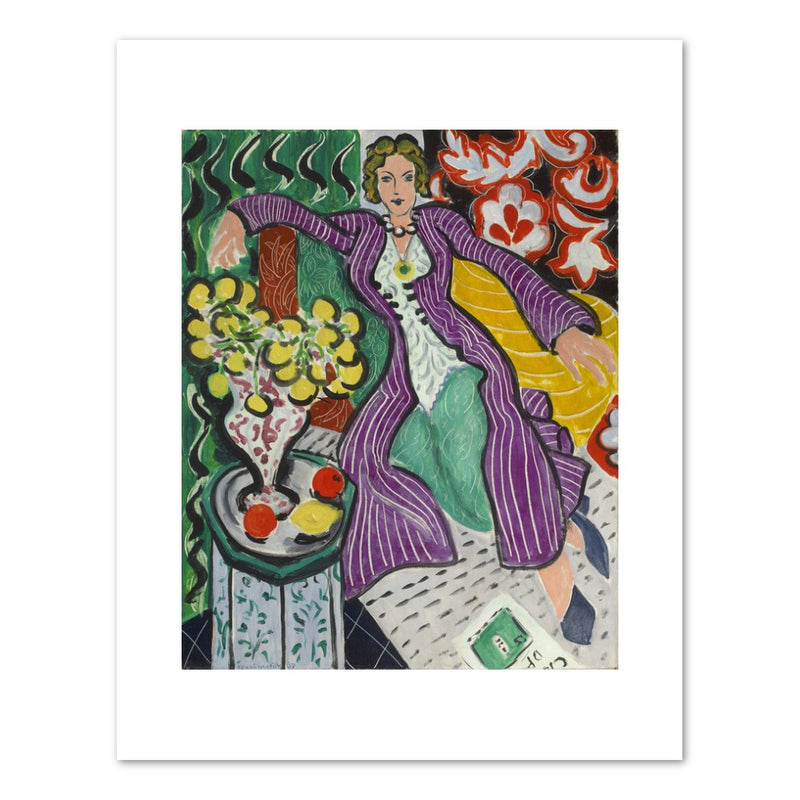 Henri Matisse "Woman in a Purple Coat" Print