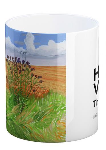 Mug - David Hockney: Wheatfield off Woldgate