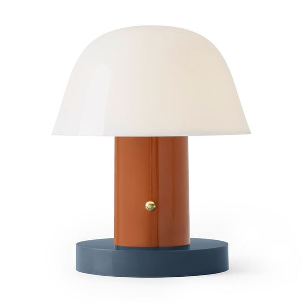 Setago Portable Table Lamp - Rust & Thunder
