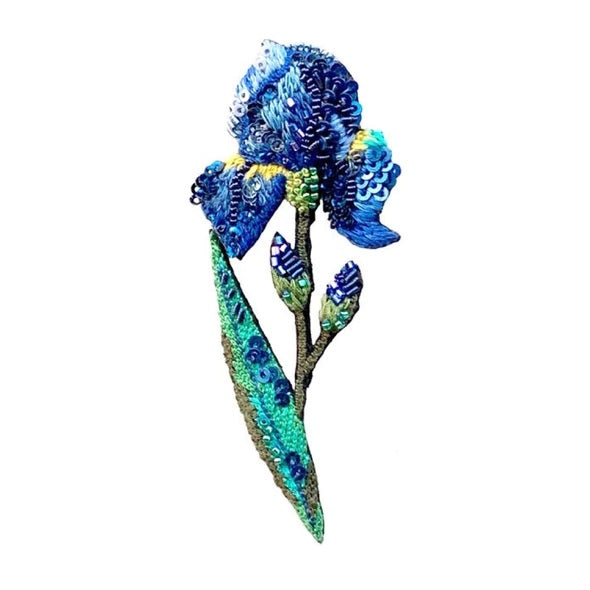 Wild Iris Brooch