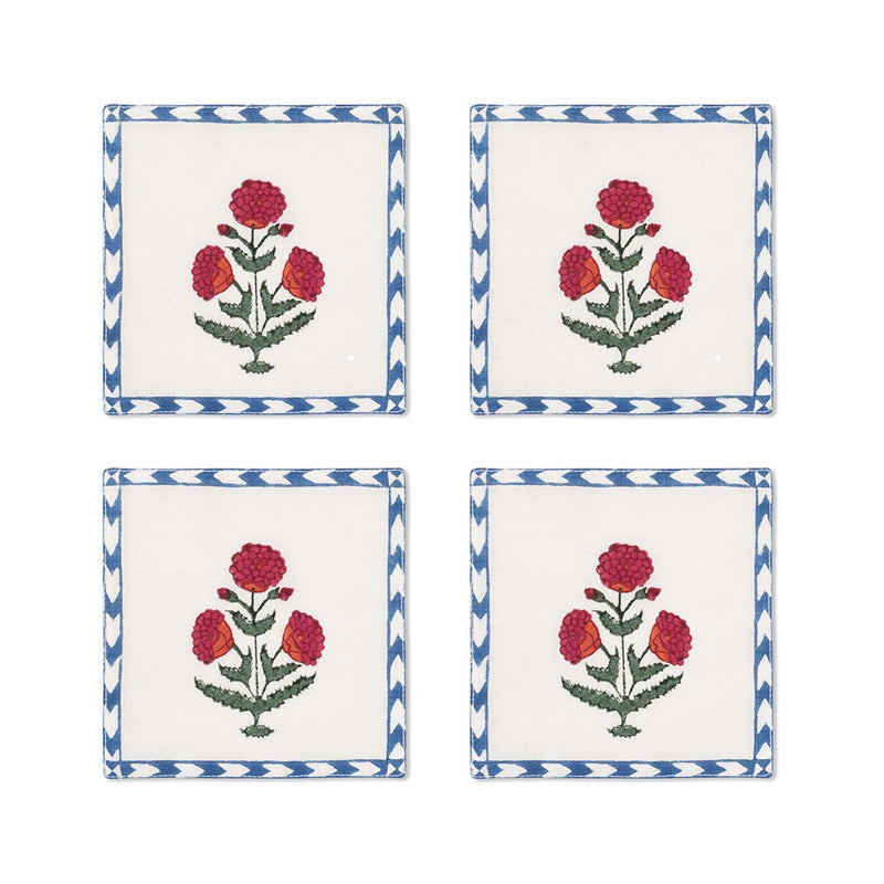 Good Earth Blooming Poppies Coasters