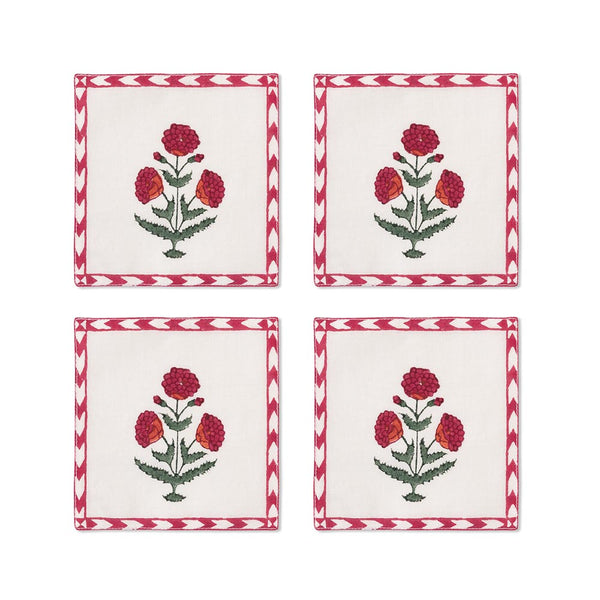 Good Earth Blooming Poppies Coasters